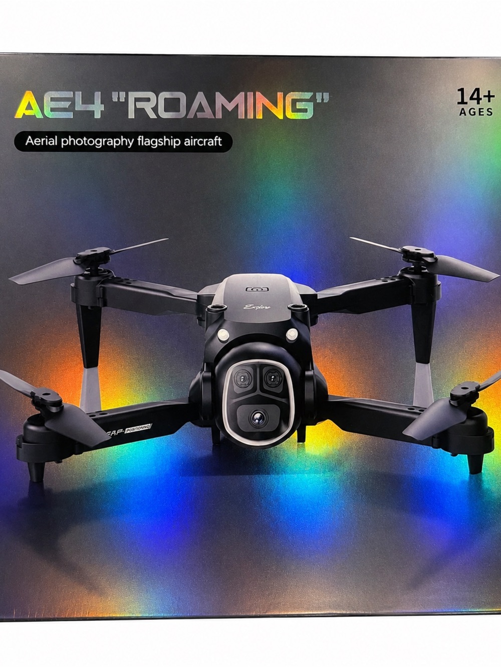 AE4 "ROAMING" Black Aerial camera FPV Photography Drone sealed New in box unopen